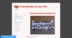 Desktop Screenshot of everybodylovespe.com